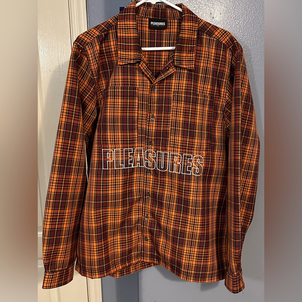 Pleasures Long Sleeve Button Down